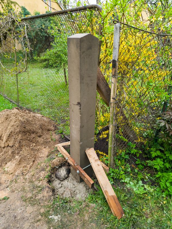 Foundation And Post Repairs For Free-Standing Outdoor Structures