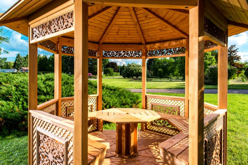 Outdoor Gazebo in Spring
