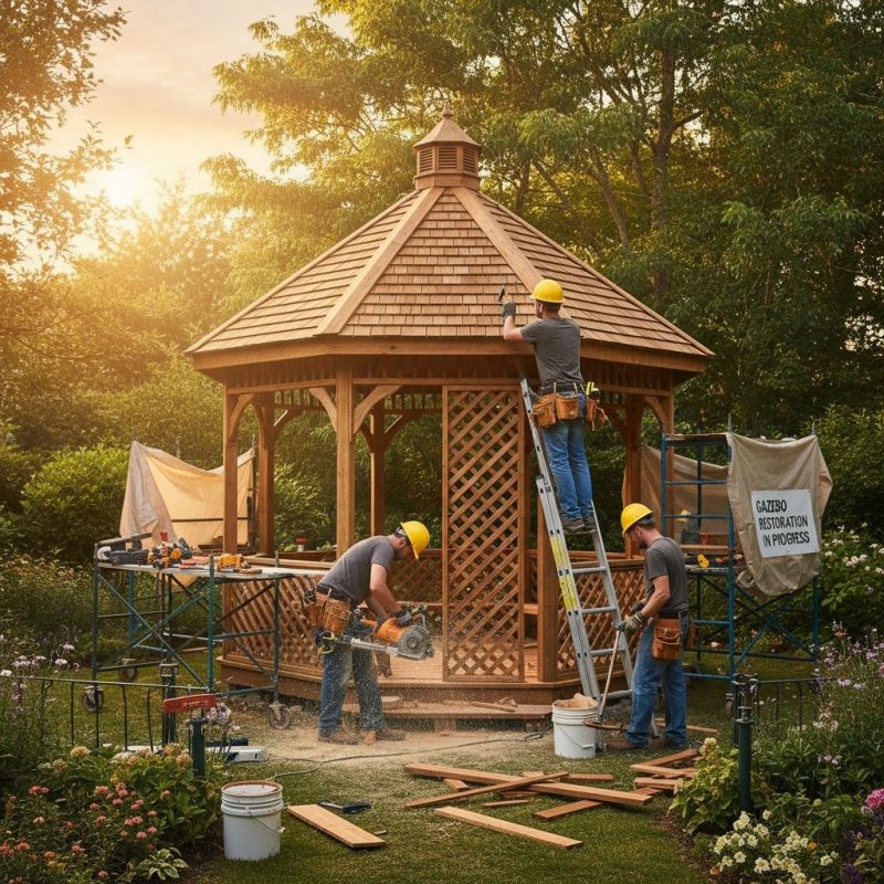 Weather Damage Repairs For Gazebos